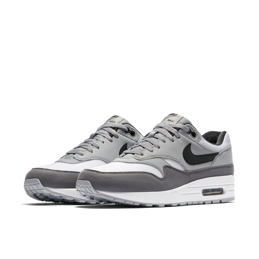 Nike Air Max 1 White Black Wolf Grey (AH8145-101)