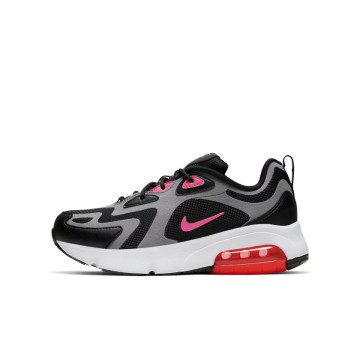 Nike Air Max 200 Black Hot Punch (GS) (CT6388-001)