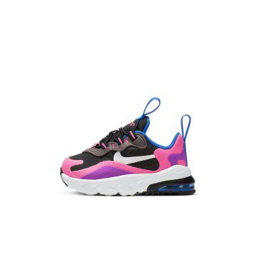 Nike Air Max 270 React Black Hyper Pink Vivid Purple (TD) (CD2655-001)