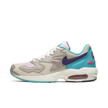 Nike Air Max 2 Light Desert Sand Aqua Court Purple (CK2958-051)
