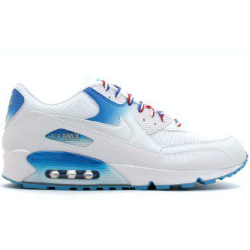 Nike Air Max 90 Premium White Metallic Silver (313650-111)