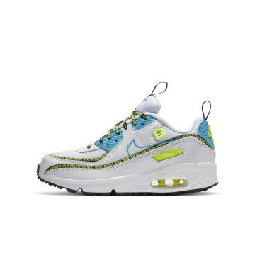 Nike Air Max 90 SE Worldwide Pack Blue Fury Volt (GS) (CV7665-100)