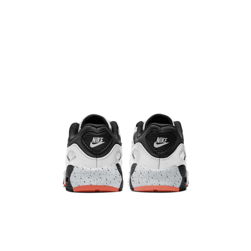 Nike Air Max 90 White Black Orange (TD) (CD6868-110)