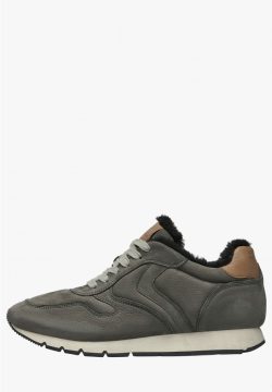 Voile Blanche Liam Pump Fur Charcoal Grey (2017181041B63)