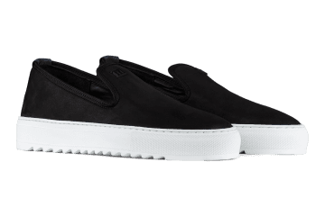 Mason Garments Capri – Nabuk – Black (FW23-14B)