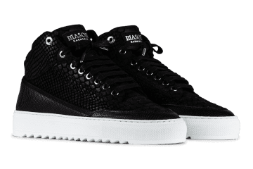 Mason Garments Torino Mid – Tropicale – Black (FW23-27D)