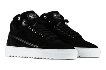Mason Garments Torino Mid – Scamosciato – Black (FW23-15A)