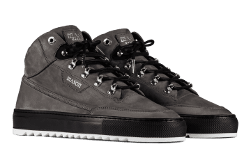 Mason Garments Torino Mid – Nabuk – Dark Grey (FW23-16B)