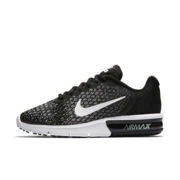 Nike Air Max Sequent 2 Black White-Dark Grey (Women’s) (852465-002)