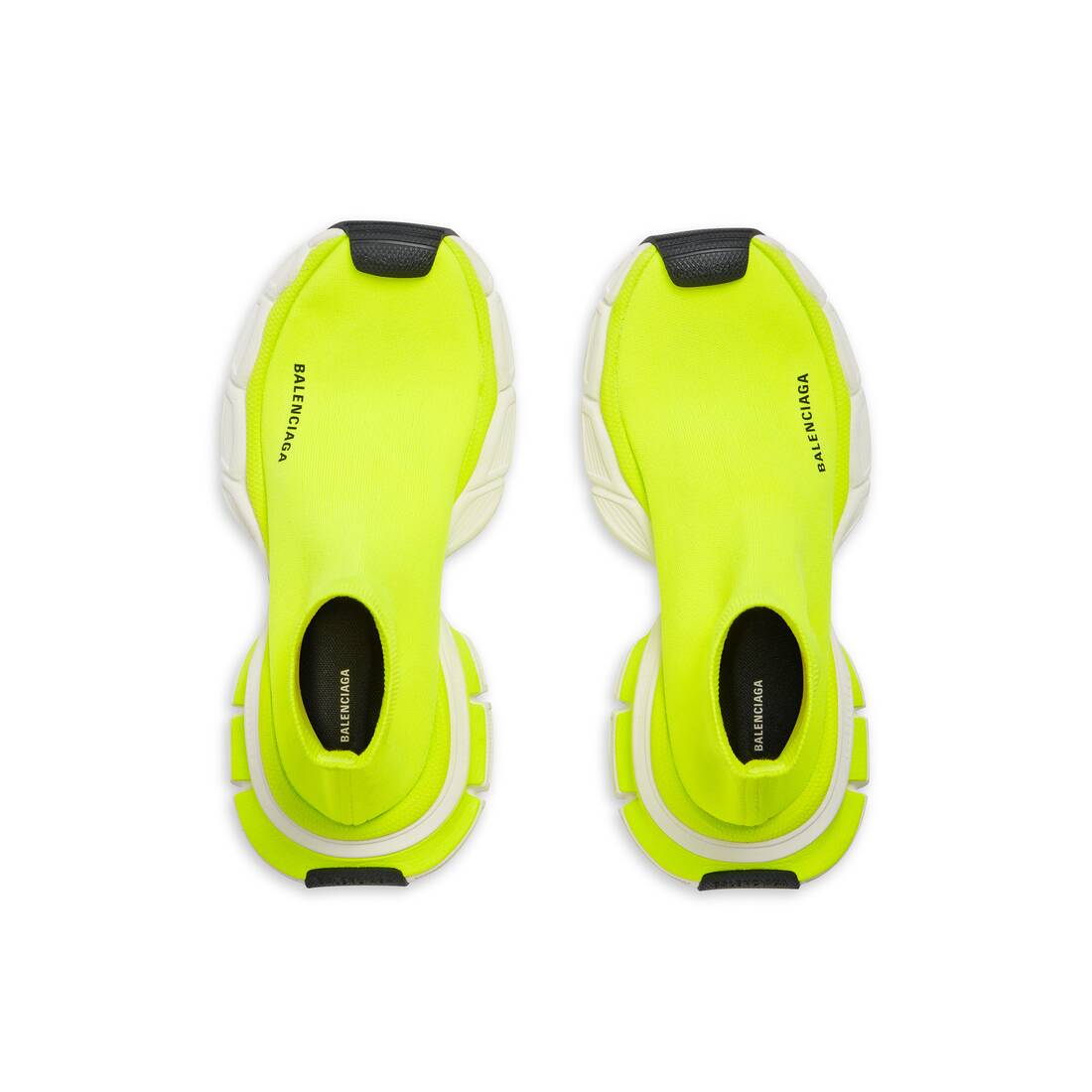 Balenciaga 3xl Sock Recycled Knit Sneaker Fluo Yellow (758483W2DG17090)