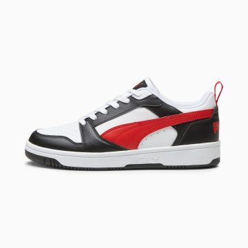 Puma Rebound V6 Laag Wit/Zwart/Rood (392328-04)