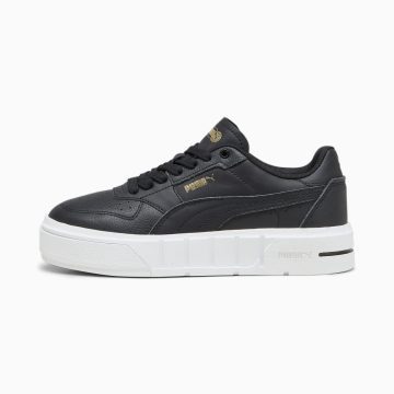 Puma Cali Court leren damessneakers Wit/Zwart (393802-04)
