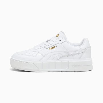 Puma Cali Court leren damessneakers Wit (393802-05)