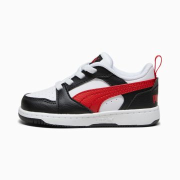 Puma Rebound V6 Lo Wit/Zwart/Rood (393835-04)