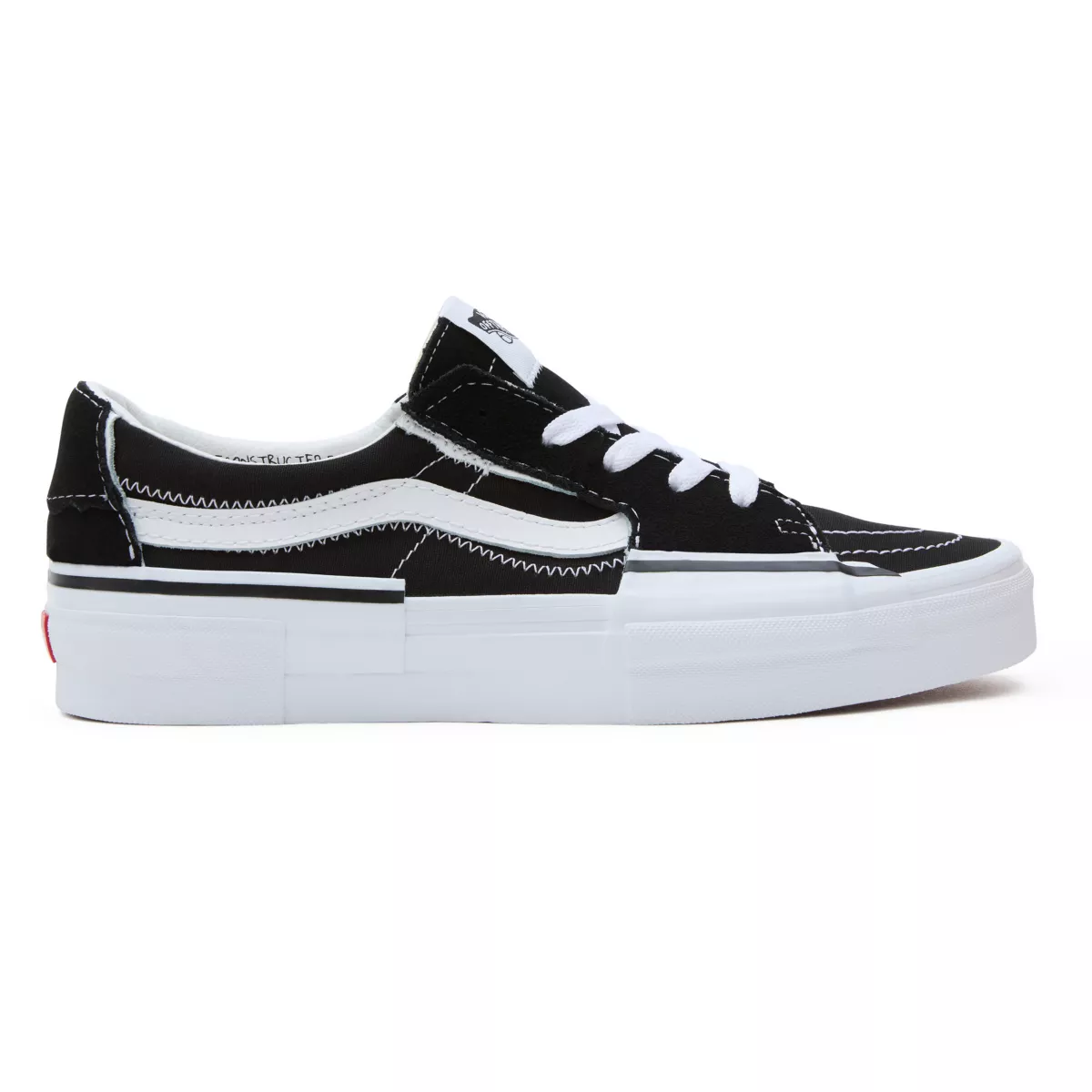 VANS Sk8-low Reconstruct Zwart (VN0009QSBZW)