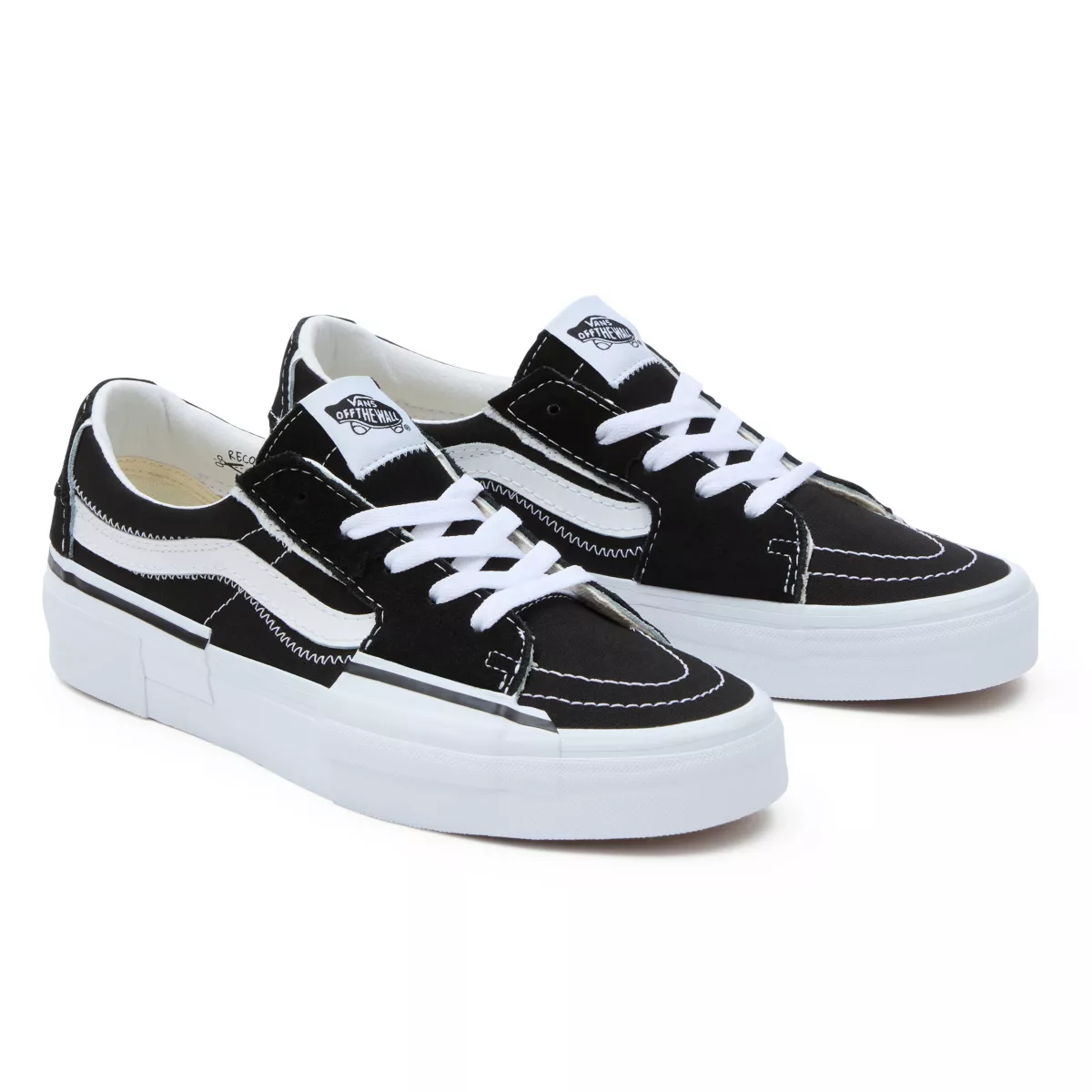 VANS Sk8-low Reconstruct Zwart (VN0009QSBZW)