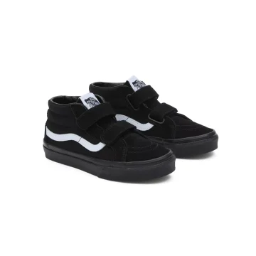 VANS Sk8-mid Reissue Met Klittenband Voor Kinderen Zwart (VN0A346YLWB)