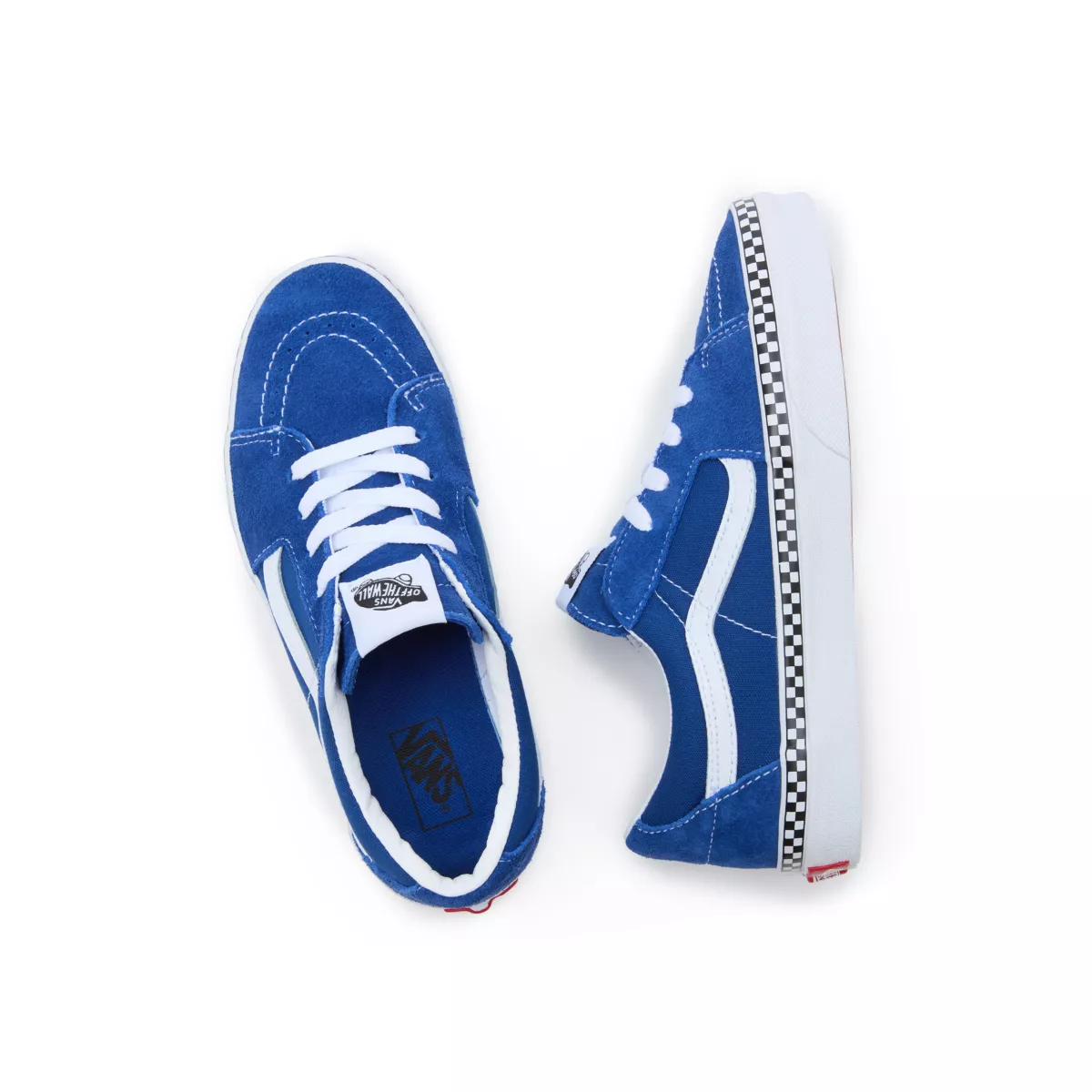 VANS Checkerboard Foxing Sk8-low Kinderschoenen Blauw (VN0A5EE4815)