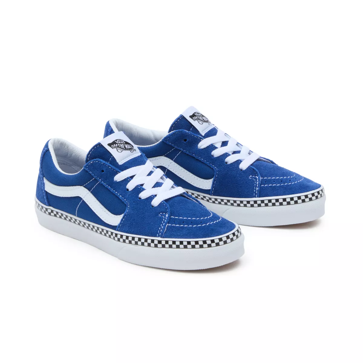VANS Checkerboard Foxing Sk8-low Kinderschoenen Blauw (VN0A5EE4815)