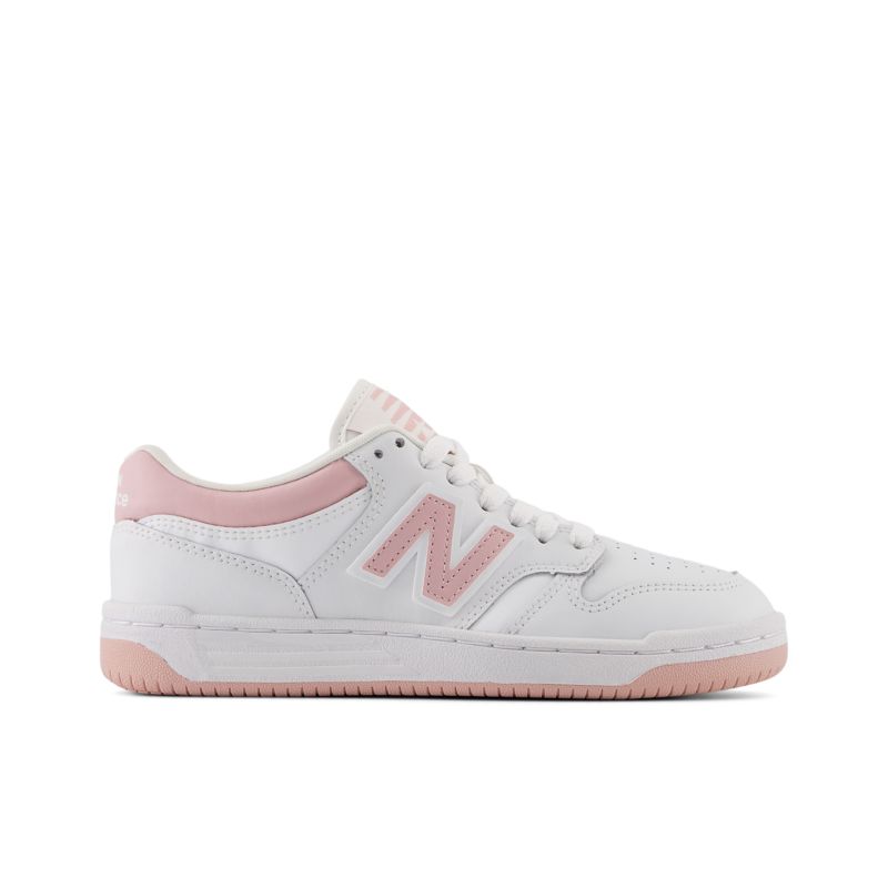 New Balance 480 White / Orb Pink (GSB480V1-44968)