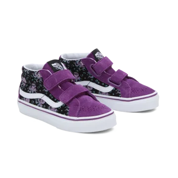 VANS Sk8-mid Reissue Met Klittenband Voor Kinderen Zwart (VN0A346YB5P)