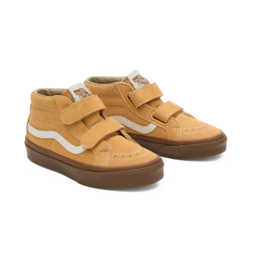 VANS Sk8-mid Reissue Kinderschoenen Met Klittenband Bruin (VN0A38HH5QJ)