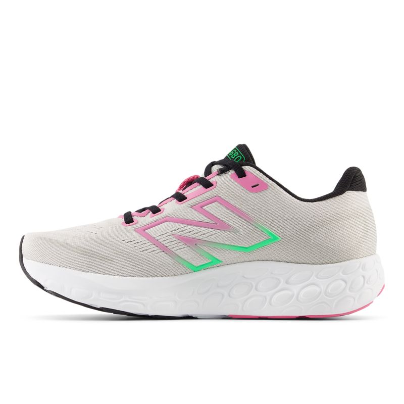 New Balance Fresh Foam 680 v8 Grey Matter / Black / Real Pink (W680V8-45149)