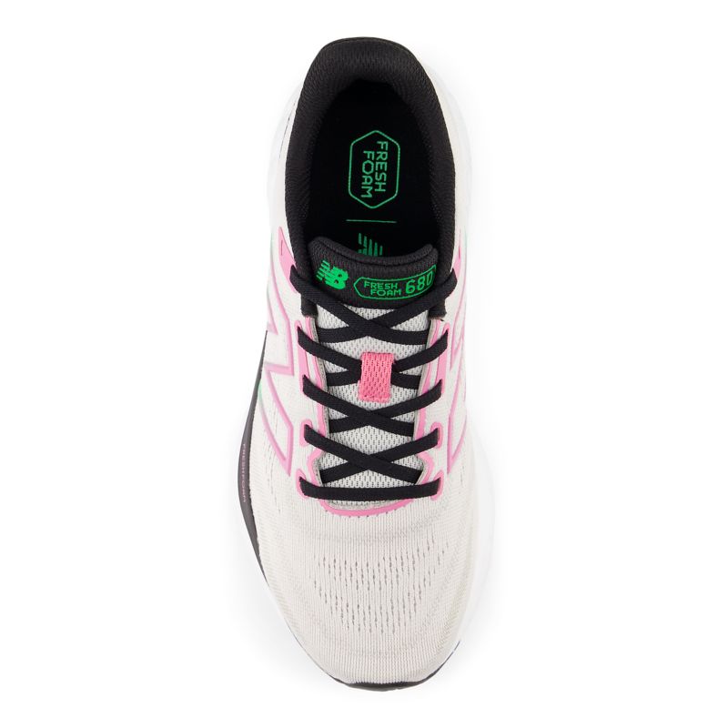 New Balance Fresh Foam 680 v8 Grey Matter / Black / Real Pink (W680V8-45149)