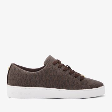 Michael Kors MK Keaton Signature Logo Trainers – Brown (43R4KTFS1B-0200)