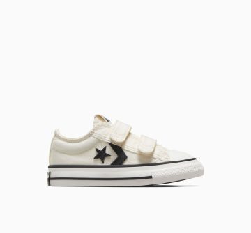 Converse Star Player 76 Easy-On Foundational Canvas Vintage White/black/egret (A05222C)