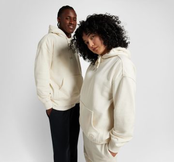 Converse Converse Gold Hoodie met ruime pasvorm Converse Egret (10025917-A03)