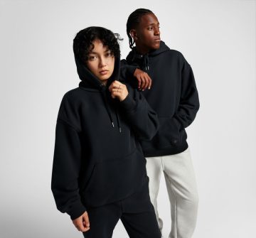 Converse Converse Gold Hoodie met ruime pasvorm Converse Black (10025917-A01)