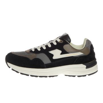Stepney Workers Club Amiel S-Strike Suede Mix Black / Grey (YP01015)