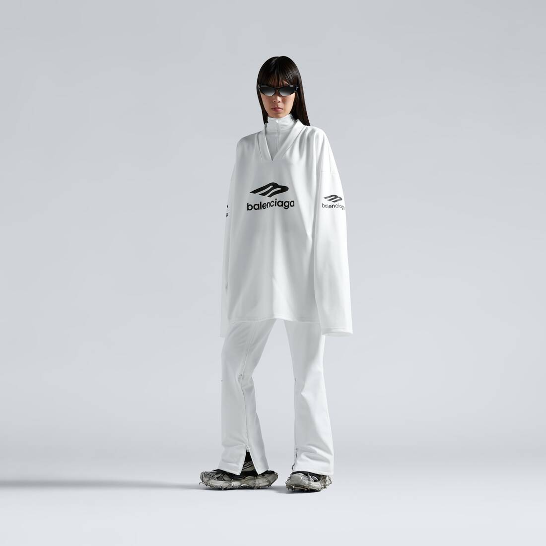 Balenciaga 3xl Ski Sneaker White / Black (766033W3XR39710)