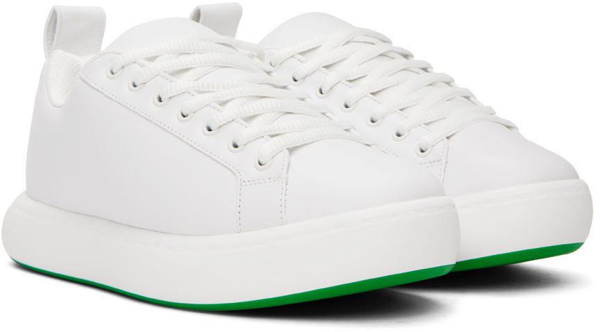 Bottega Veneta White Pillow Sneakers (716198-V2CS0)