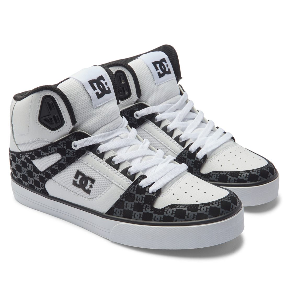 DC Shoes Pure SE black/white monogram (ADYS400043-BWG)