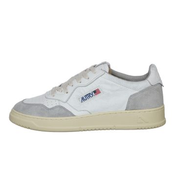 Autry Medalist Low White / Grey (AULMGS25)