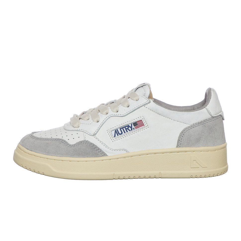 Autry Medalist Low White / Grey (AULWGS25)