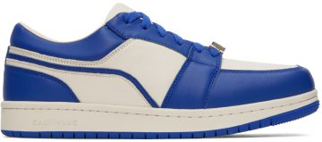 CALVINLUO Blue Square Toe Sneakers (CLFM22127)