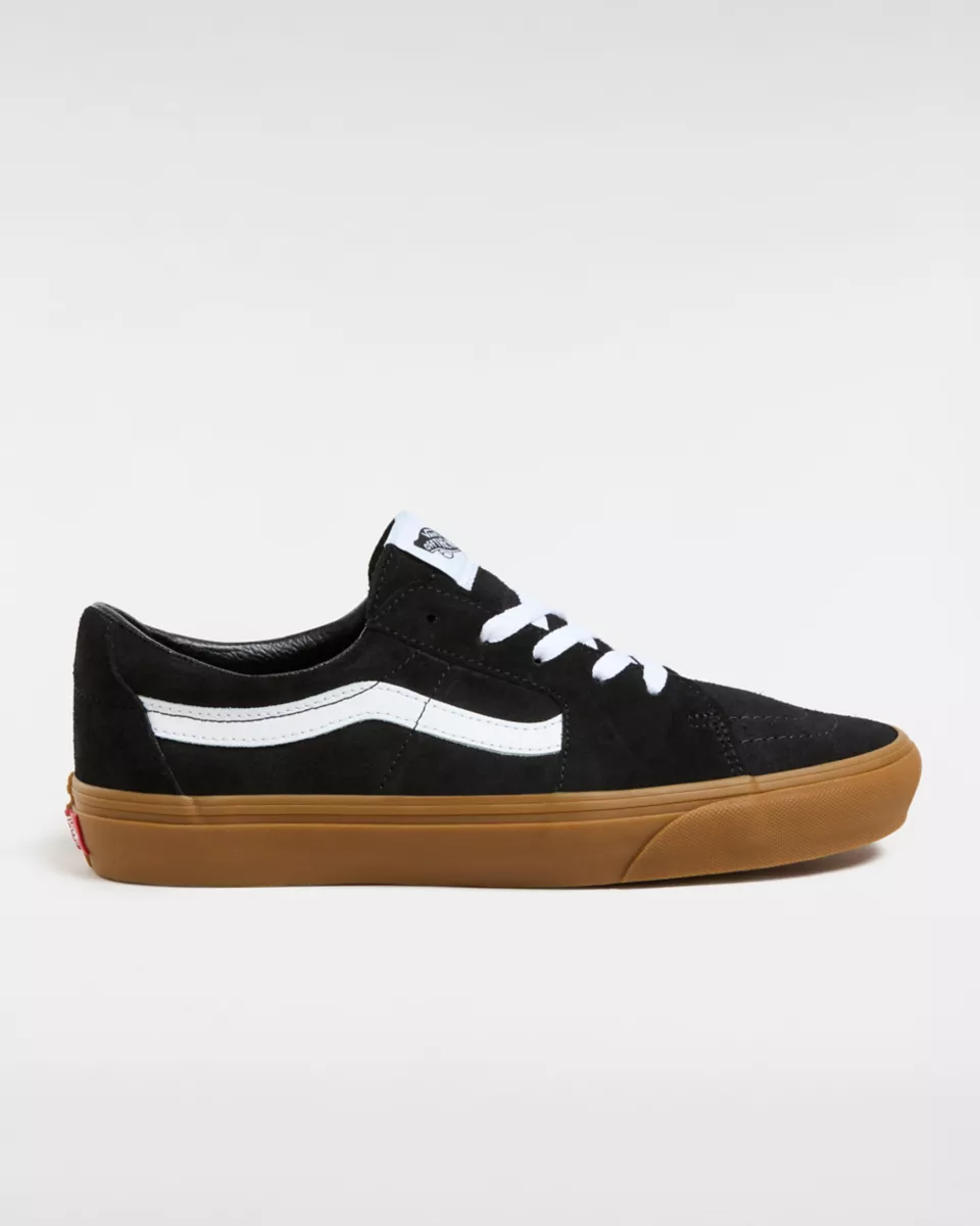 VANS Sk8-low Van Hoogwaardig Leer Zwart (VN000BVXB9M)