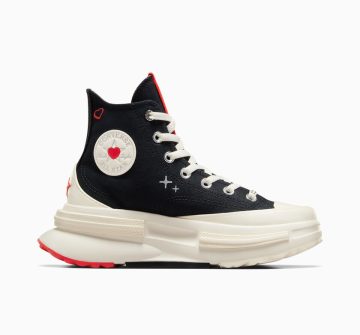 Converse Run Star Legacy CX Platform Y2K Heart Zwart/egret/fever Dream (A09112C)