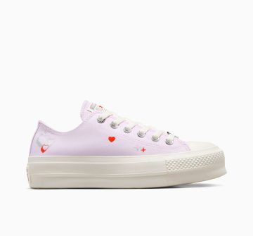 Converse Chuck Taylor All Star Lift Platform Y2K Heart Lilac Daze/egret/fever Dream (A09115C)