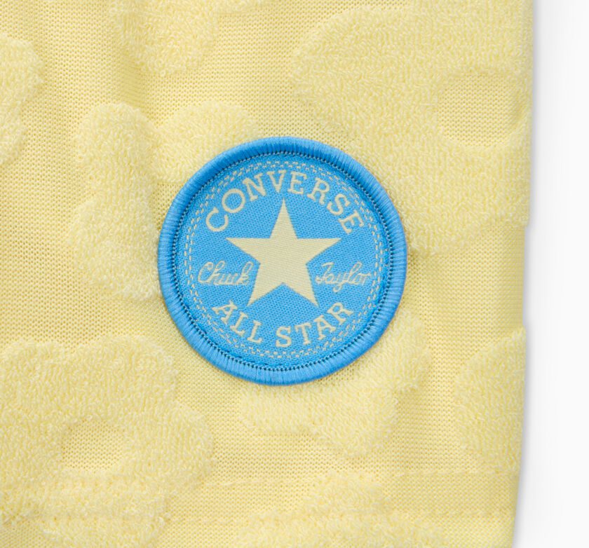 Converse Chuck Taylor Patch T-Shirt & Biker Shorts Set Like Butter (10027457-A01)