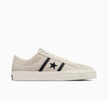Converse One Star Academy Pro Suede Egret/zwart/egret (A06424C)