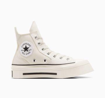 Converse Chuck 70 De Luxe Squared Egret/zwart/egret (A06436C)