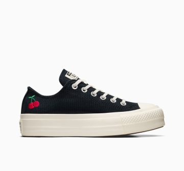 Converse Chuck Taylor All Star Lift Platform Cherries Zwart/egret/rood (A08862C)