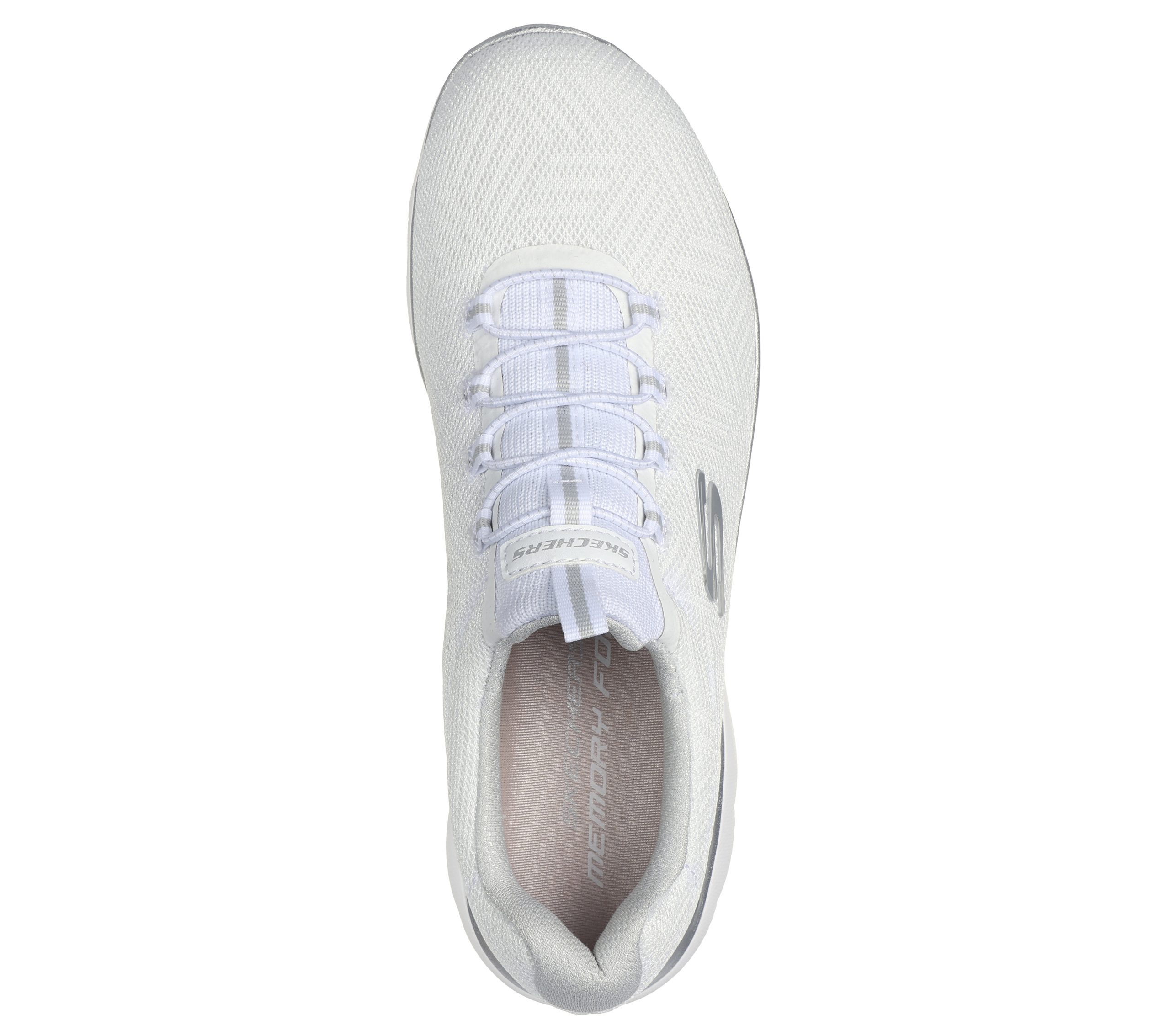Skechers Summits – Artistry Chic – Wit / Zilver (150119-WSL)