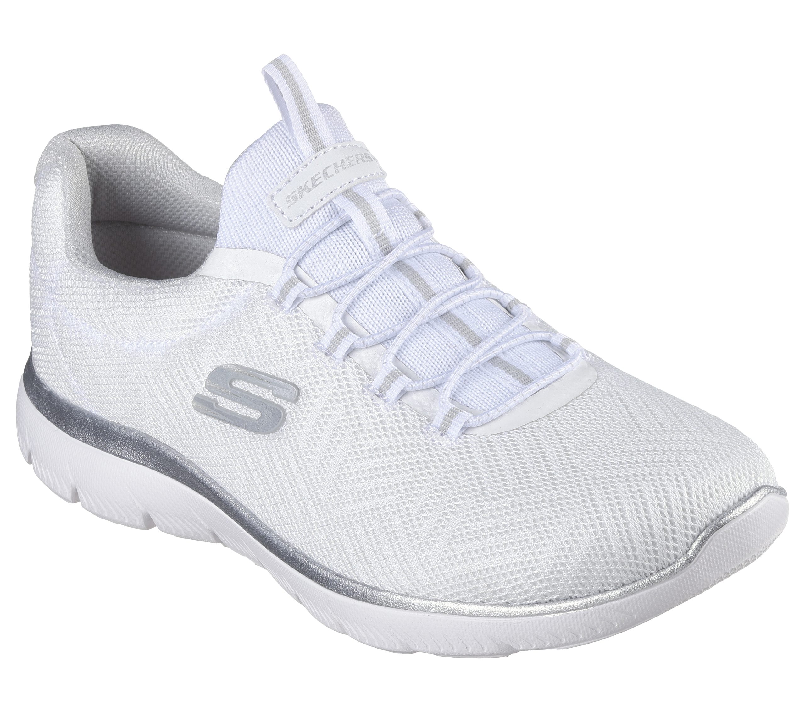Skechers Summits – Artistry Chic – Wit / Zilver (150119-WSL)
