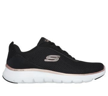 Skechers Flex Appeal 5.0 – Uptake – Zwart / Roos Goud (150206-BKRG)