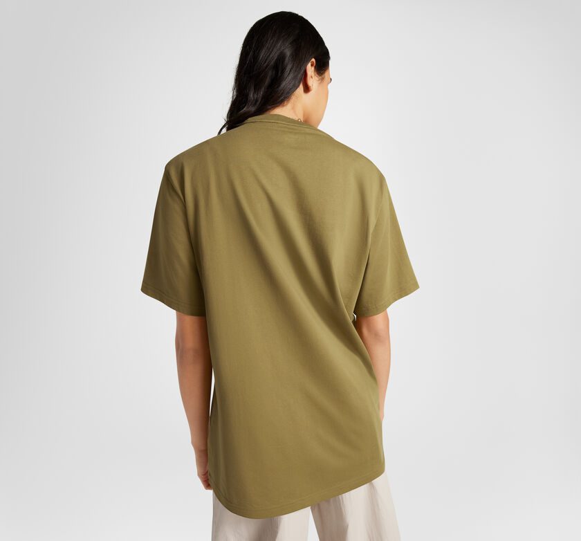 Converse Converse Go-To Embroidered Star Chevron T-shirt met standaardpasvorm Cosmic Turtle (10023876-A27)